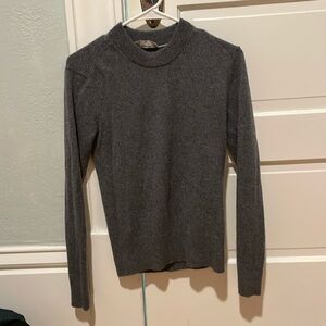 Everlane Cashmere Sweater, Gray, XS
